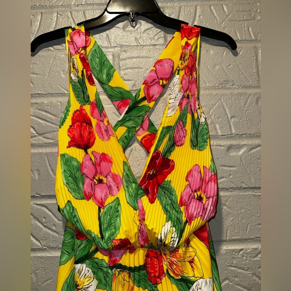 Milly Oria Floral Maxi Dress Size 6 - Picture 8 of 16